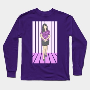 Violet Woman Sun Collection Long Sleeve T-Shirt